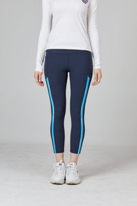 Side Stripe Cropped Leggings