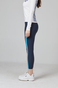 Side Stripe Cropped Leggings